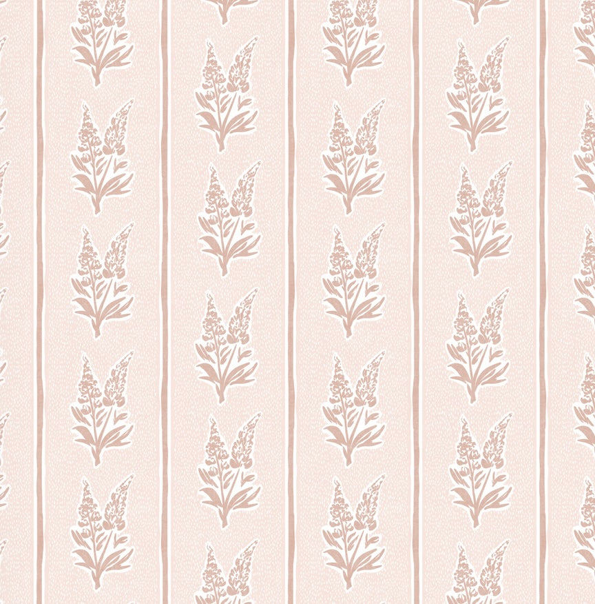 Lupine Wallpaper by Caroline Rausch Design