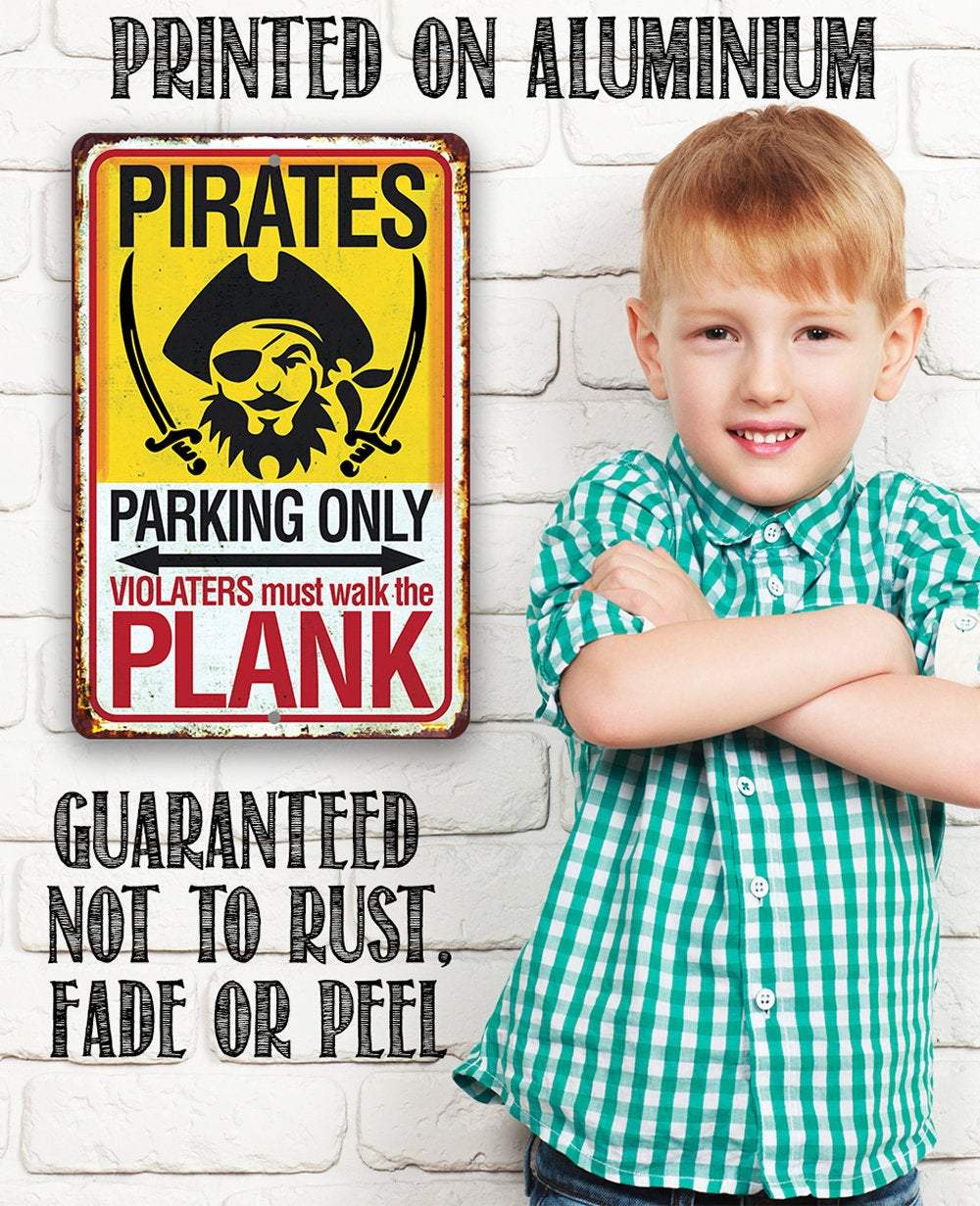 Pirate Parking - Metal Sign