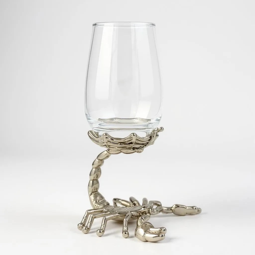 Set of 4 Scorpion Wine Glasses-3
