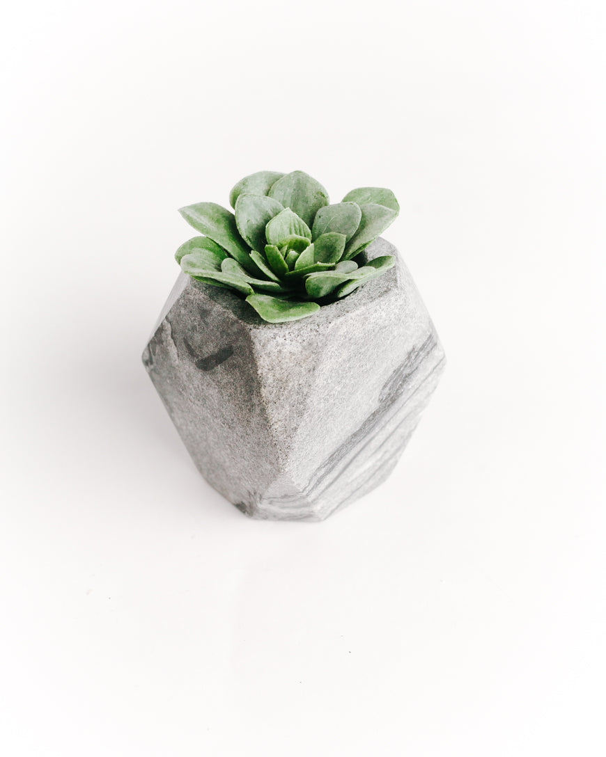 Geo Marble Planter-0