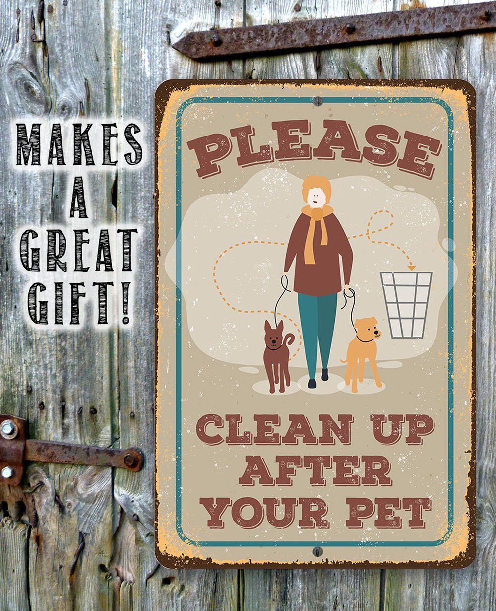Please Clean Up After Pet - Metal Sign
