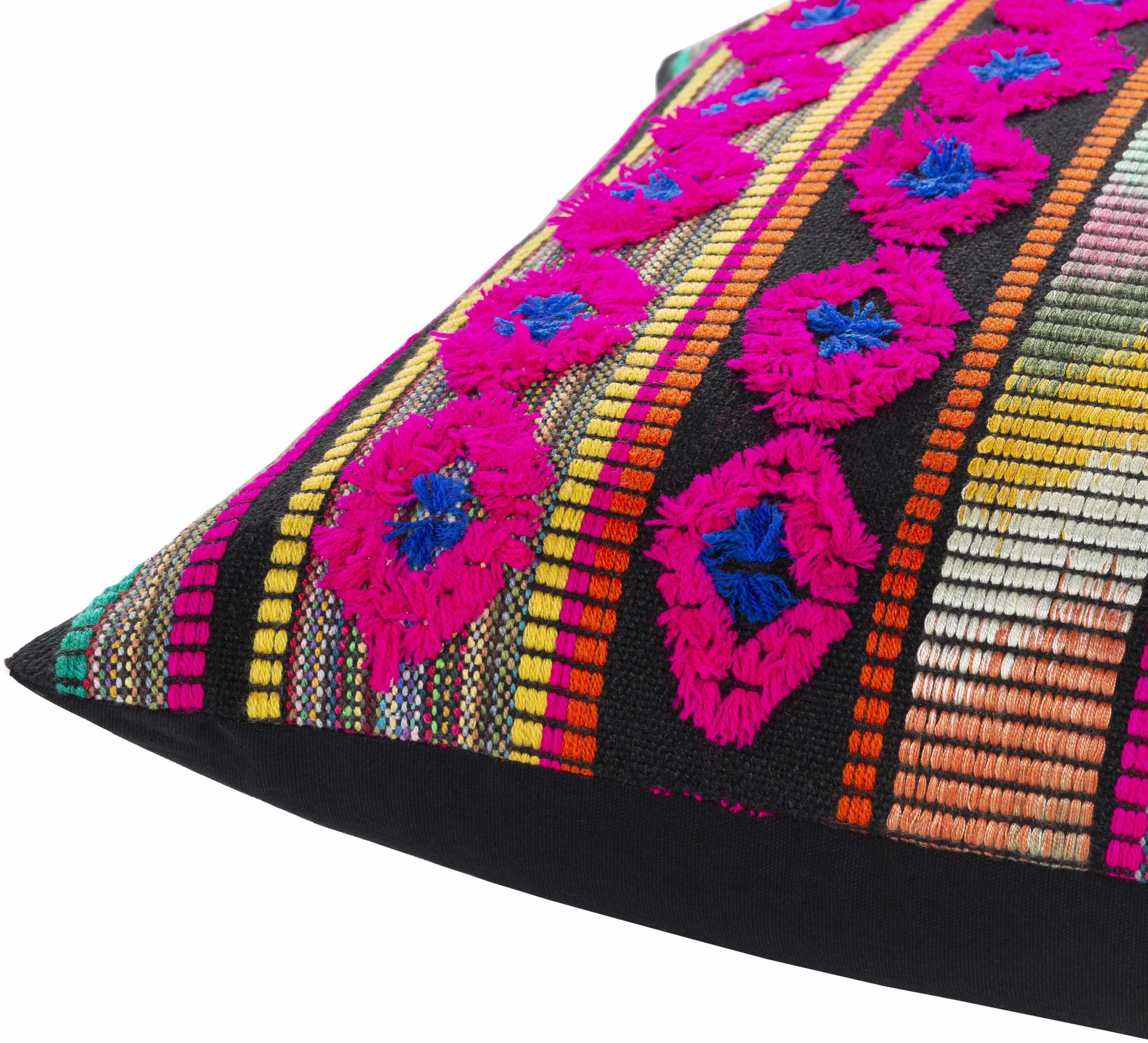 Pogonsili Vibrant Geometric Stripes Accent Pillow - Clearance - PRHOMZ