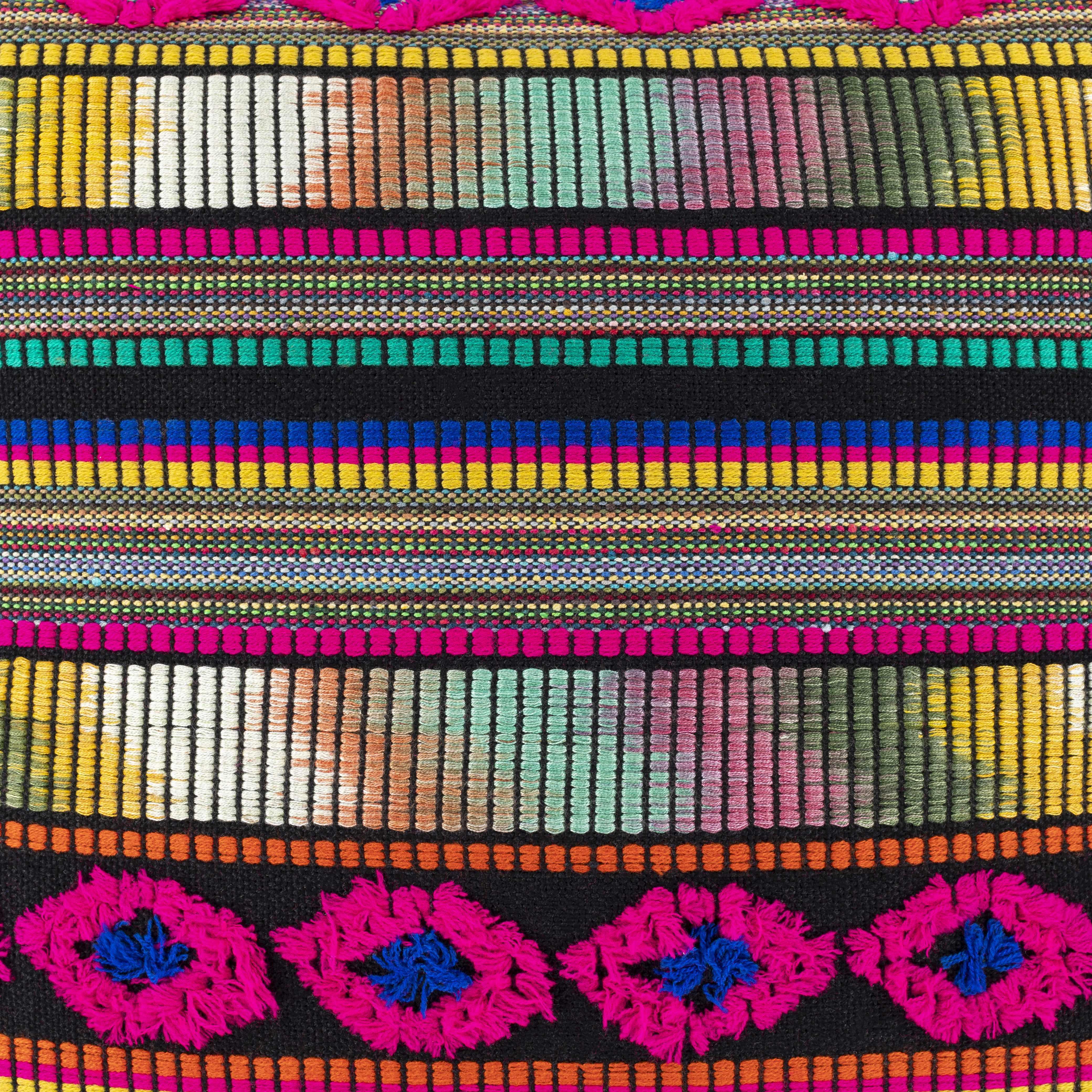 Pogonsili Vibrant Geometric Stripes Accent Pillow - Clearance - PRHOMZ