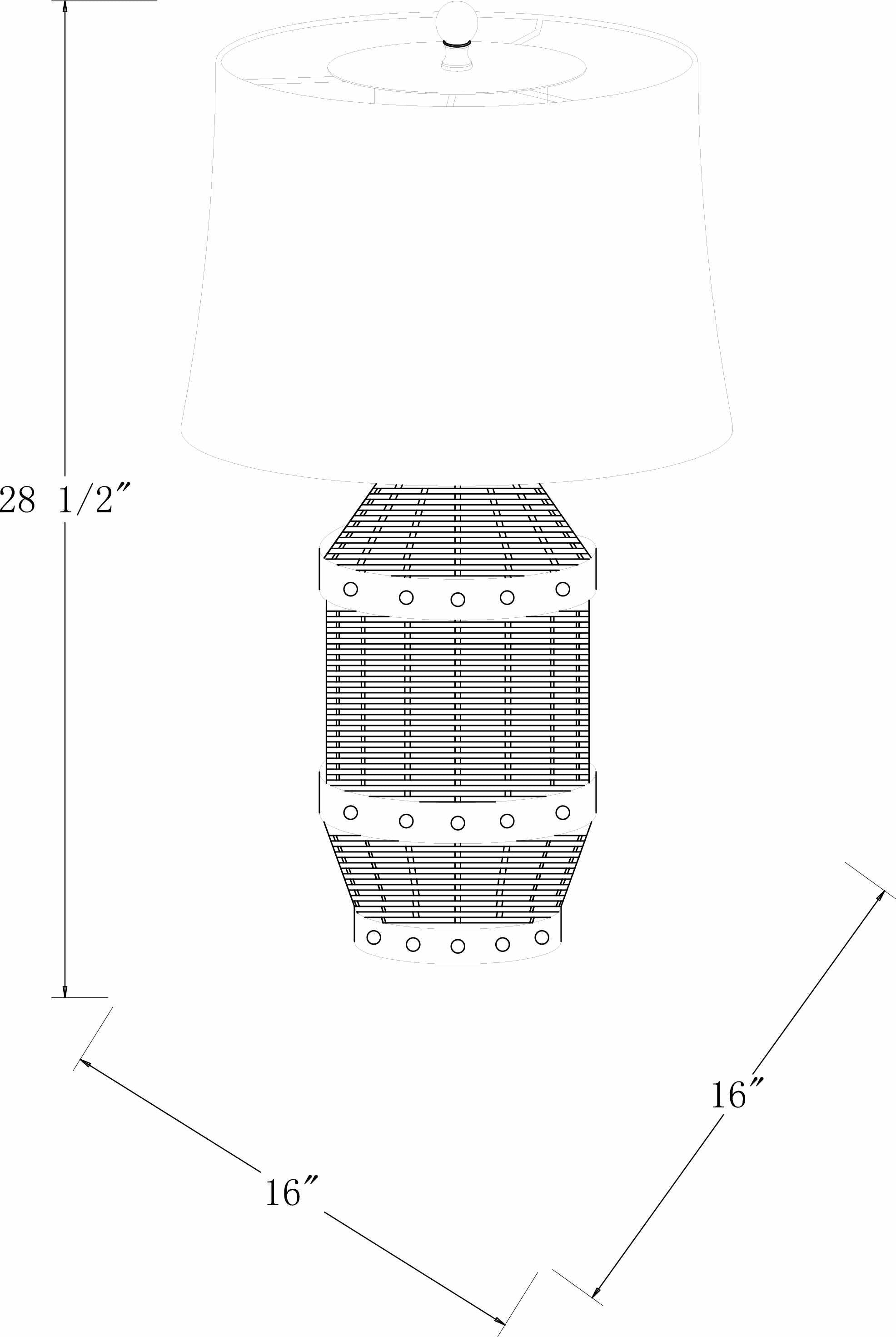 Polokwane Table Lamp - Clearance