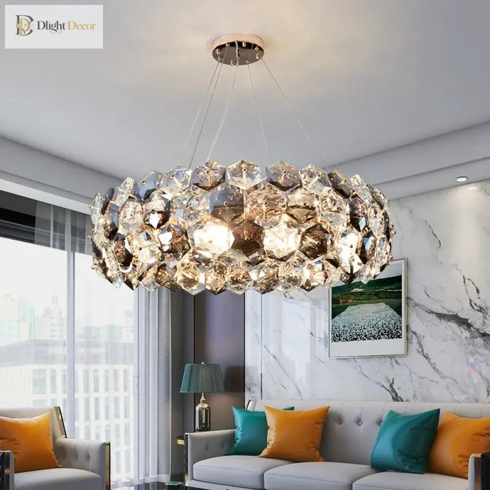 Post Modern Crystal Chandelier | Dining Room Home Lighting