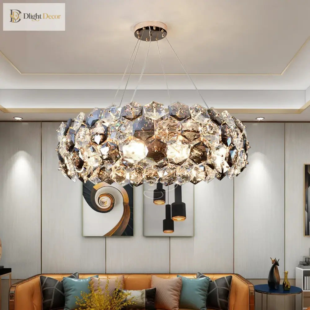 Post Modern Crystal Chandelier | Dining Room Home Lighting