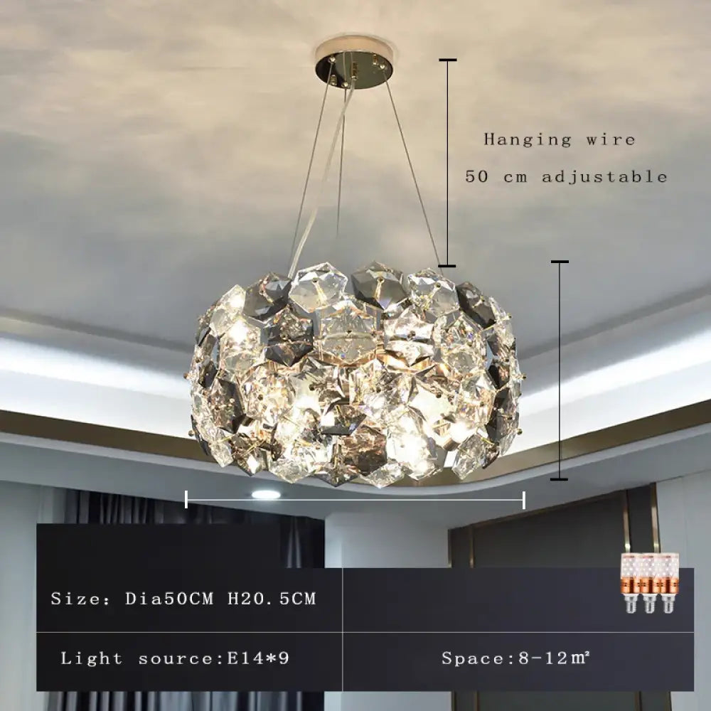 Post Modern Crystal Chandelier | Dining Room Home Lighting