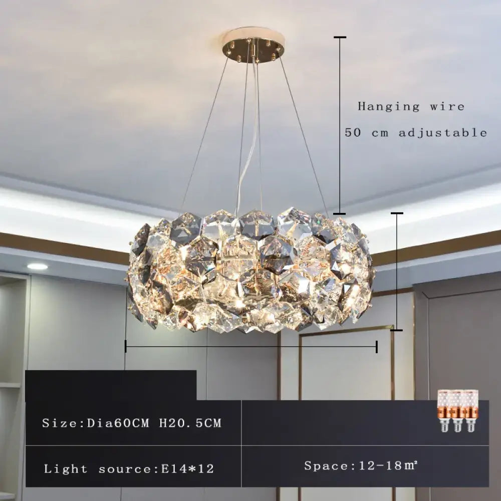 Post Modern Crystal Chandelier | Dining Room Home Lighting