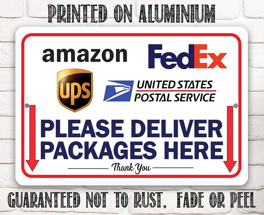Postal Sign - Metal Sign