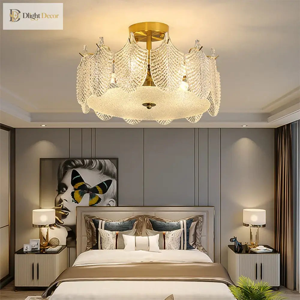 Postmodern Glass Chandelier | Modern Dining Room Lighting