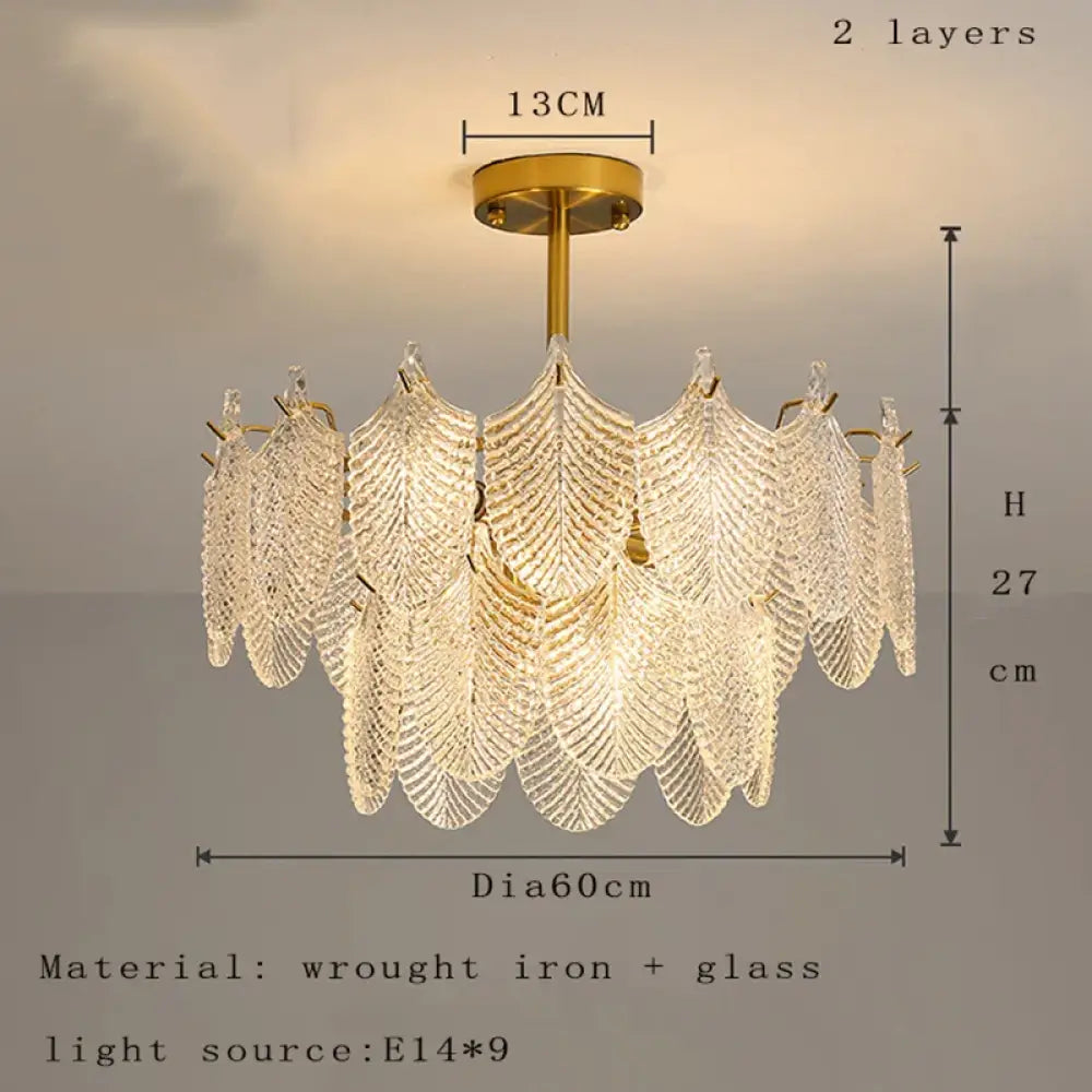 Postmodern Glass Chandelier | Modern Dining Room Lighting