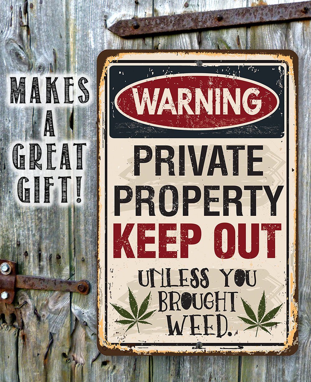 Private Property Keep Out - Metal Sign