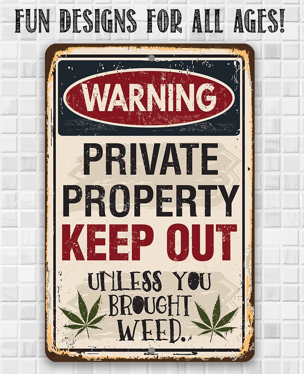 Private Property Keep Out - Metal Sign