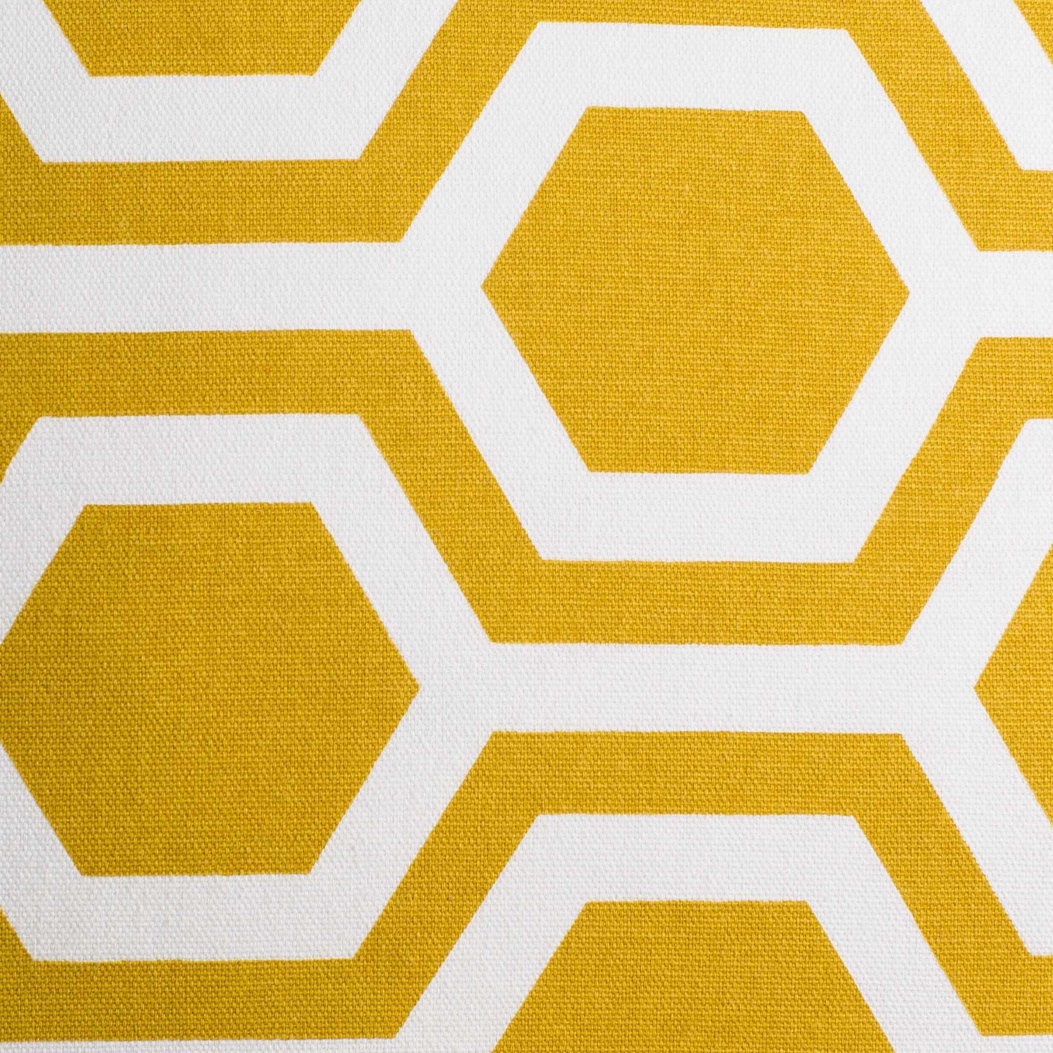 Pearlington Yellow Honeycomb Accent Pillow - Clearance - PRHOMZ