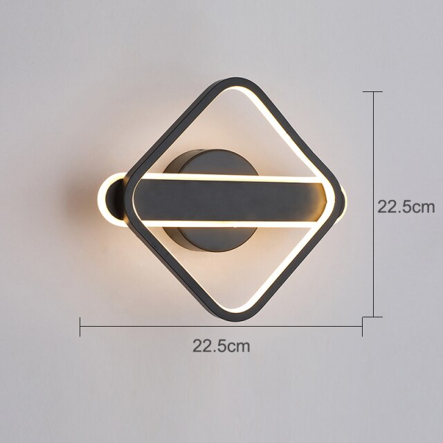 Nordic Minimalist LED Wall Lamps Living Room Bedroom Bedside Reading Lights 29W AC85-265V Aisle Decoration Lighting-5