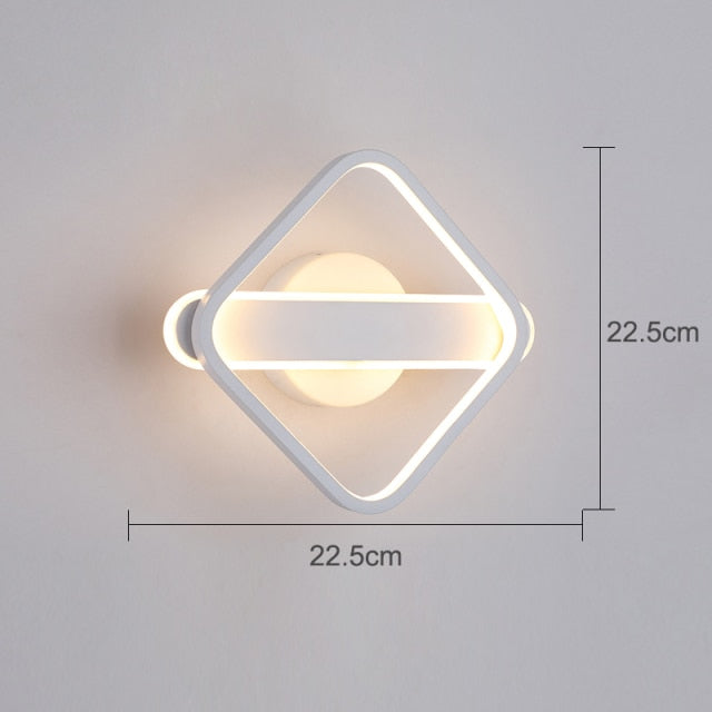 Nordic Minimalist LED Wall Lamps Living Room Bedroom Bedside Reading Lights 29W AC85-265V Aisle Decoration Lighting-6