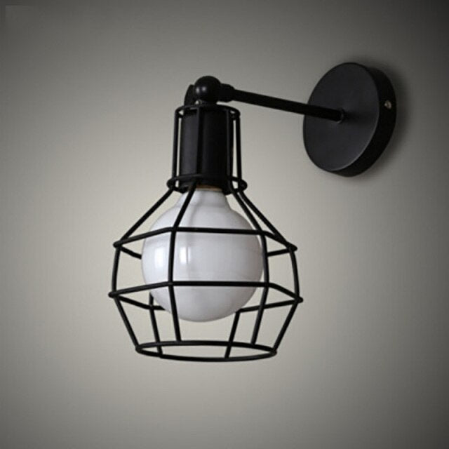 Retro Industrial style LED wall lamp American rural restaurant lighting indoor bedroom living room aisle corridor light Fixture-6