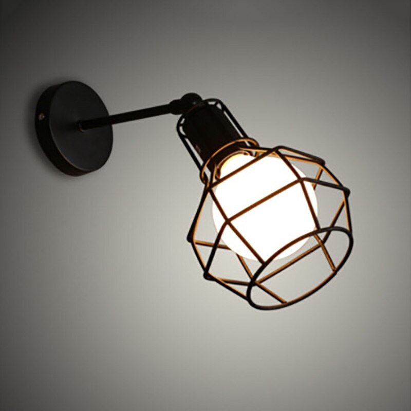 Retro Industrial style LED wall lamp American rural restaurant lighting indoor bedroom living room aisle corridor light Fixture-2