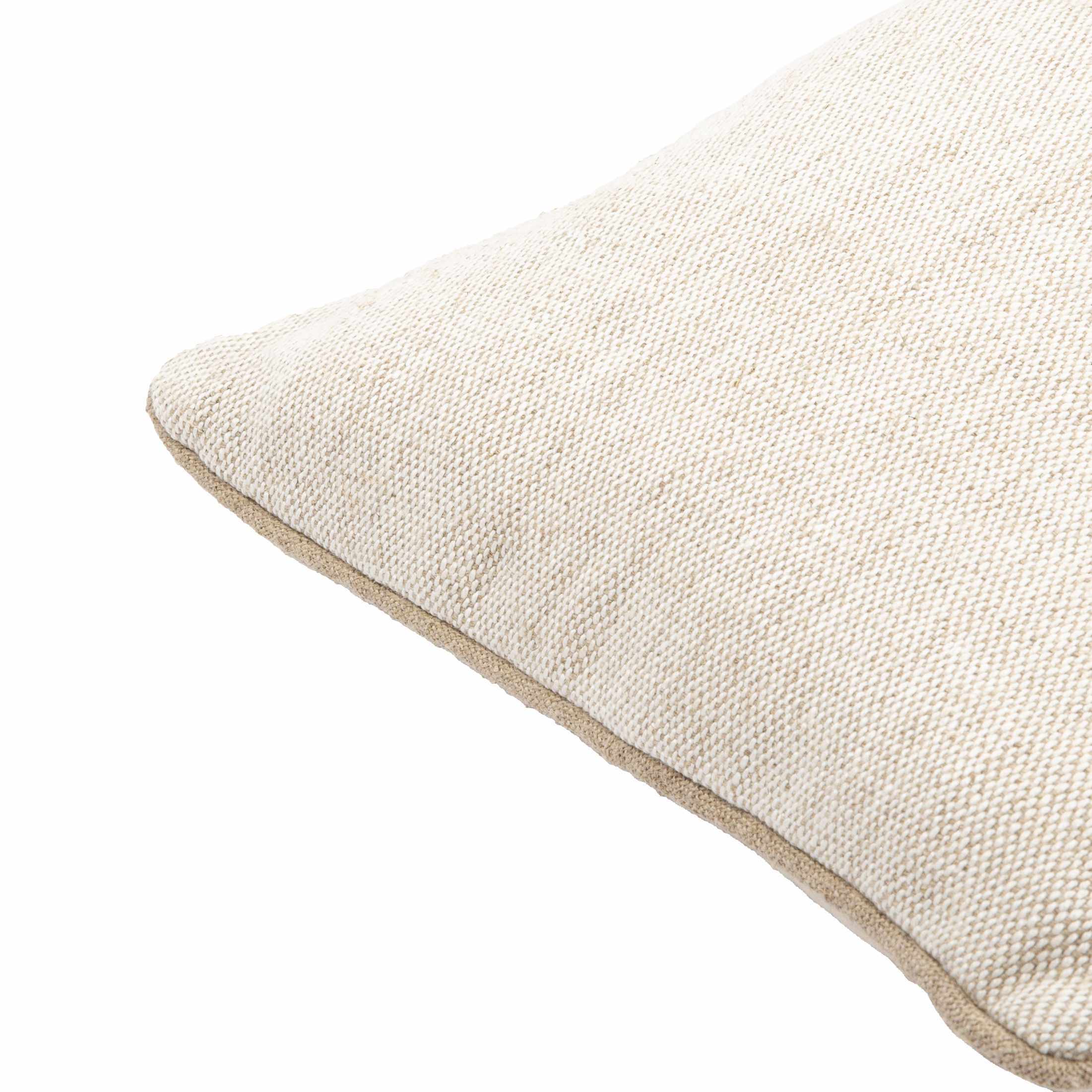 Pulungmasle Cream Woven Accent Pillow - Clearance-1