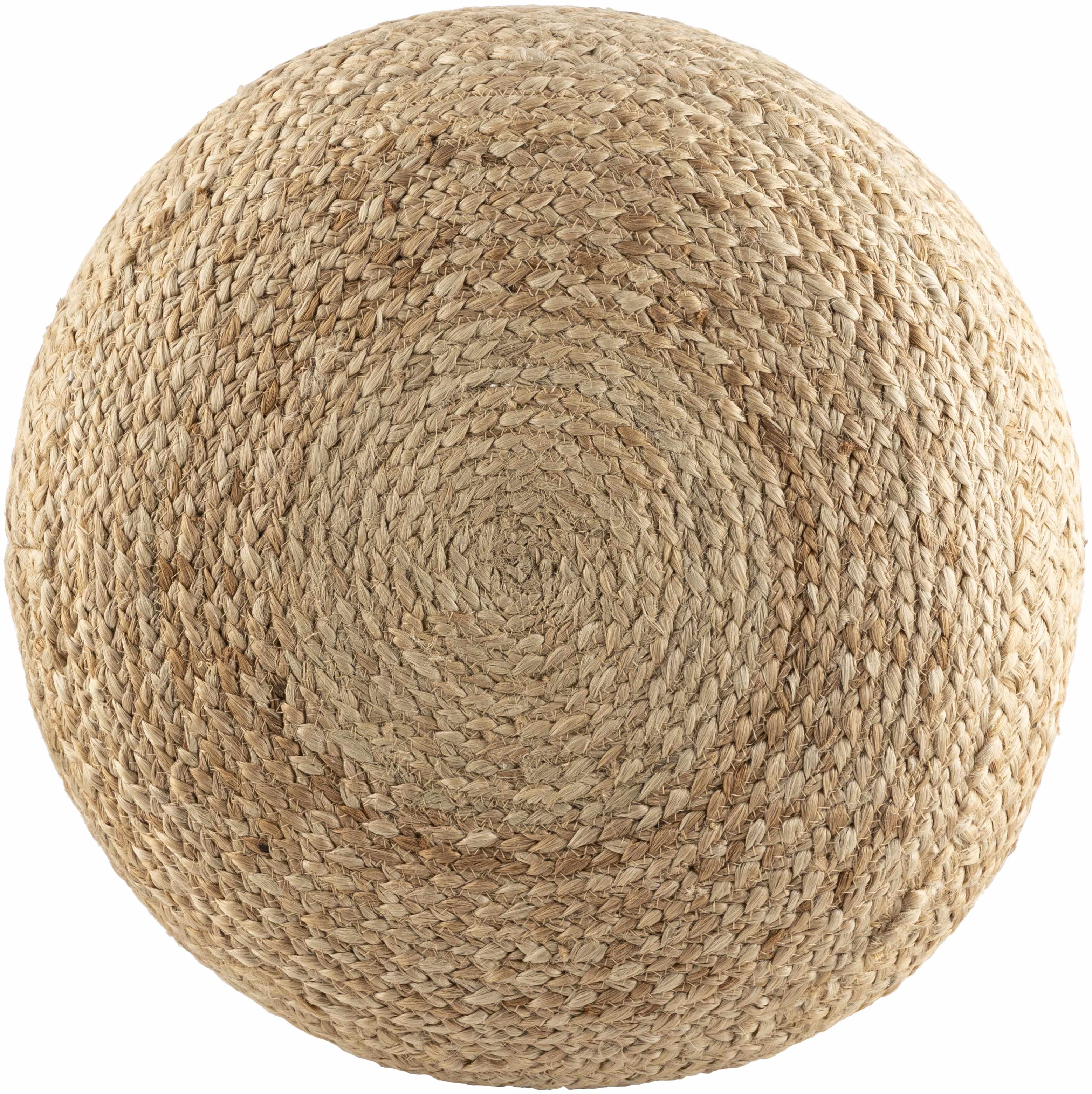 Wittingen Jute Knitted Pouf-1