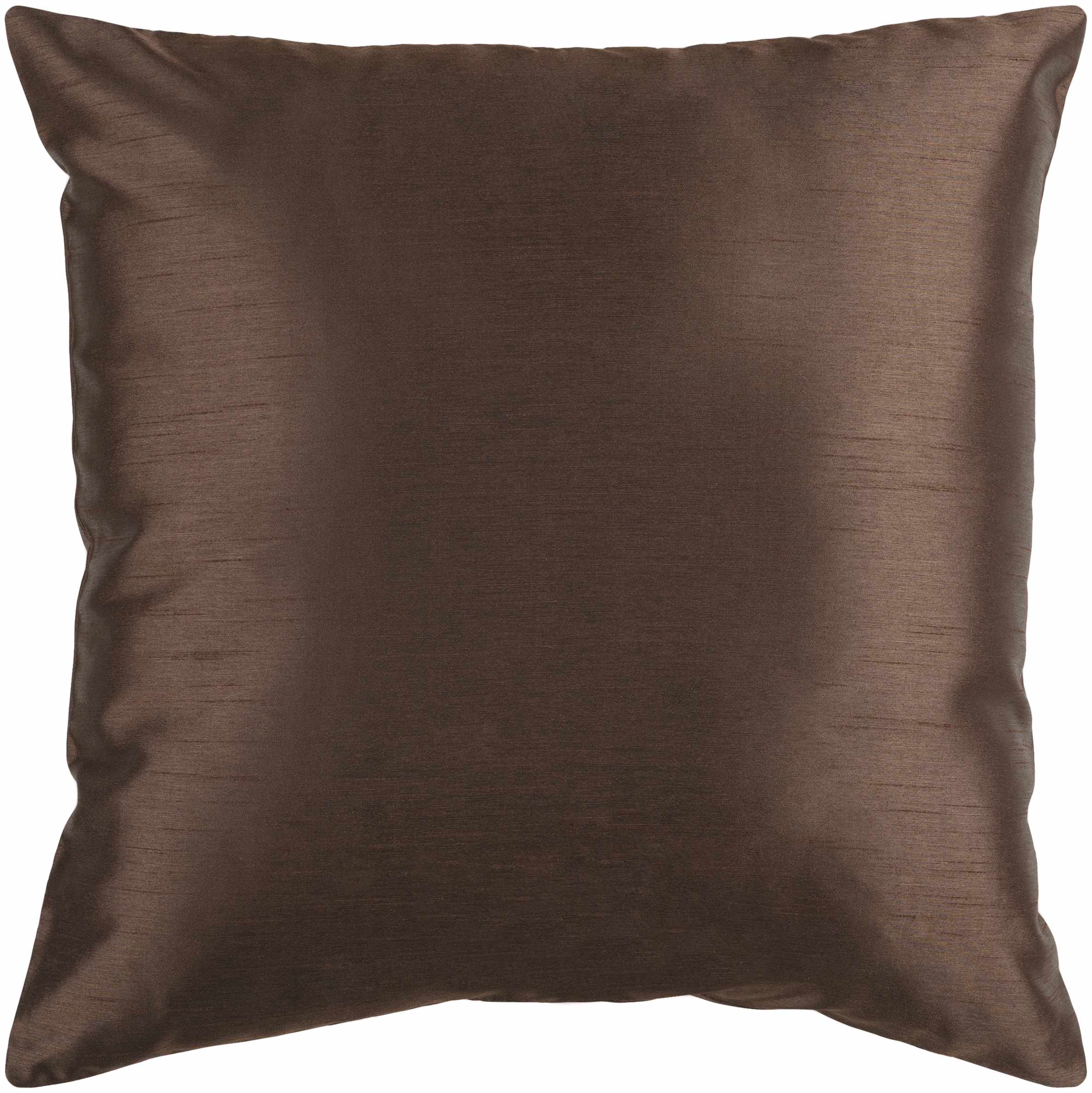 Raco Dark Brown Square Throw Pillow-3