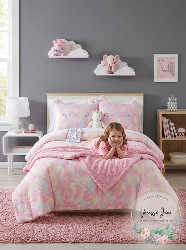My World Rainbow Sweetie Full/Queen Comforter Set