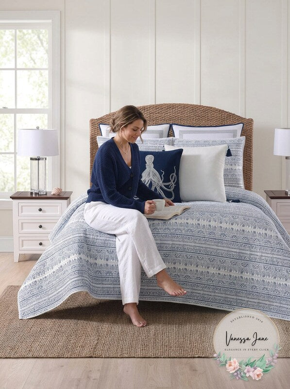 Oceanfront Resort Reef Point Printed 3 Comforter Set, Twin – Twin XL