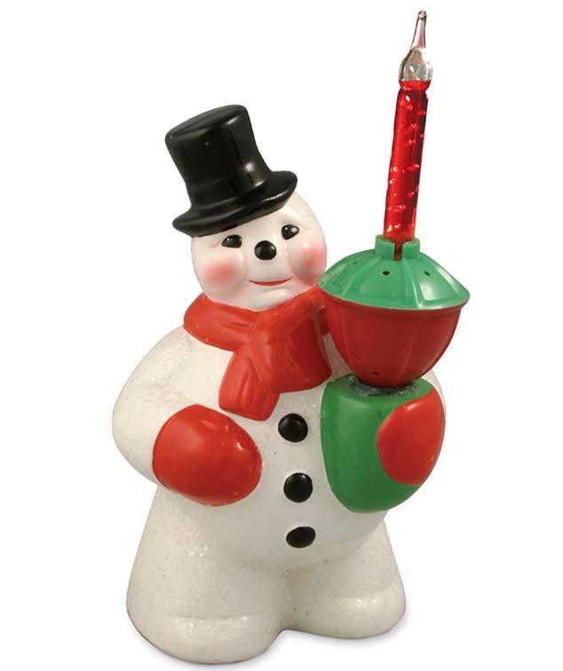 Retro Bubble Light Snowman by Bethany Lowe Designs-1