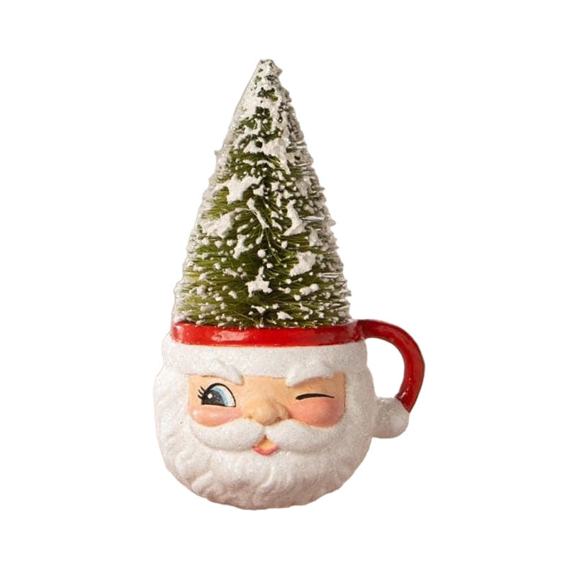 Retro Santa Mug Ornament by Bethany Lowe Designs-0