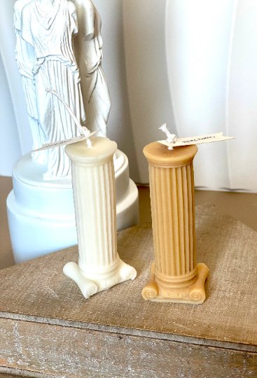 Roman Column Pillar Candle-3