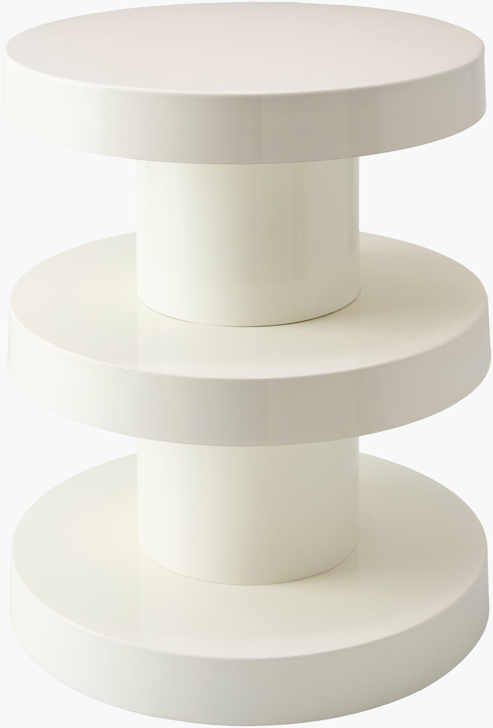 Beige Modern End Table for sofa or lounge seating-0