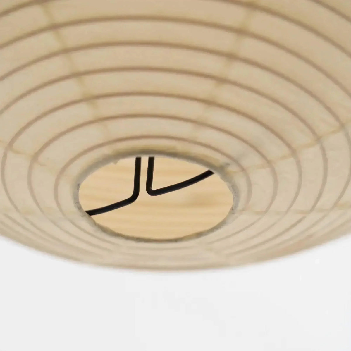 White Rice Paper Lantern Pendant Light with Even Ambient Glow | Japandi Ceiling Lamp