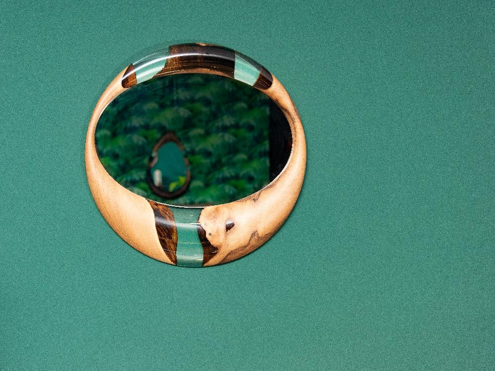Epoxy-Resin and Walnut, Unique Mirrors