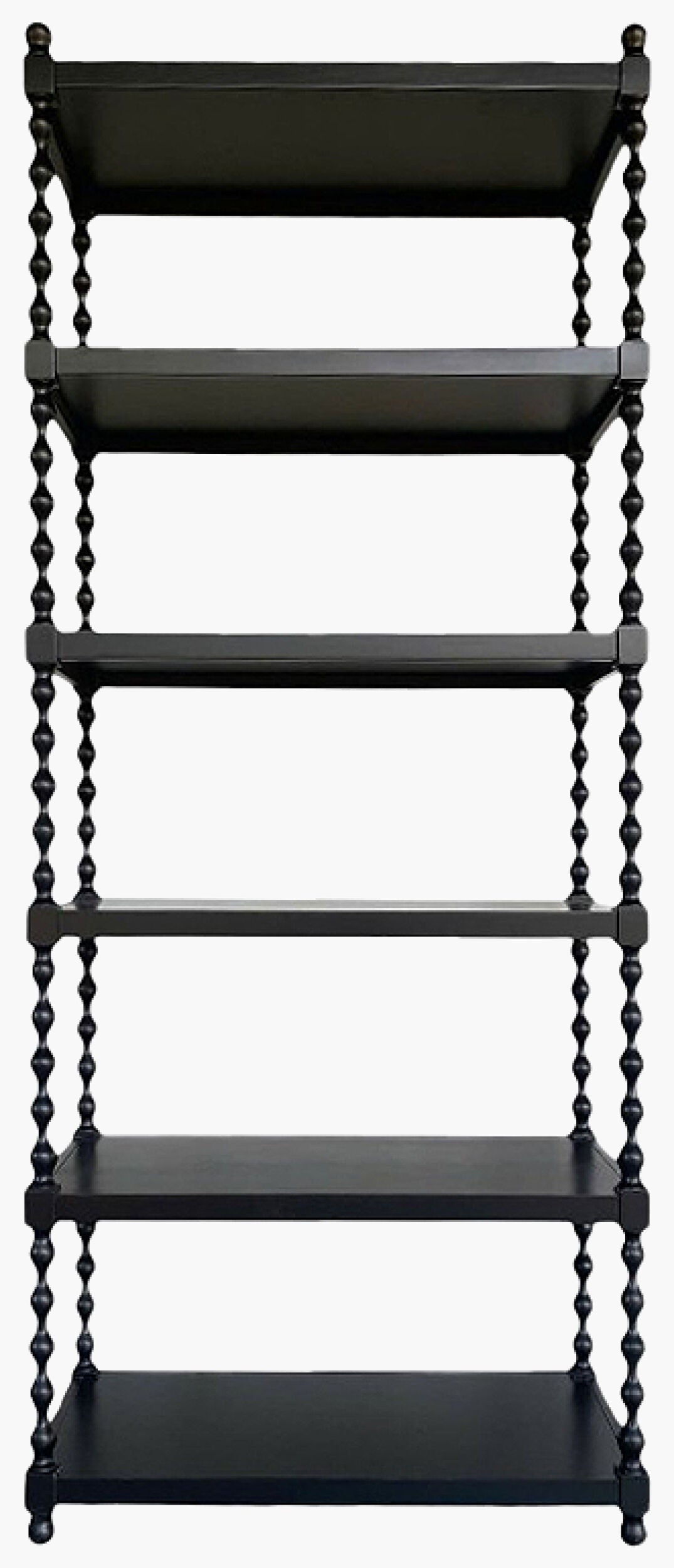 Charcoal Traditional Bookcase for books and decorative storage-0
