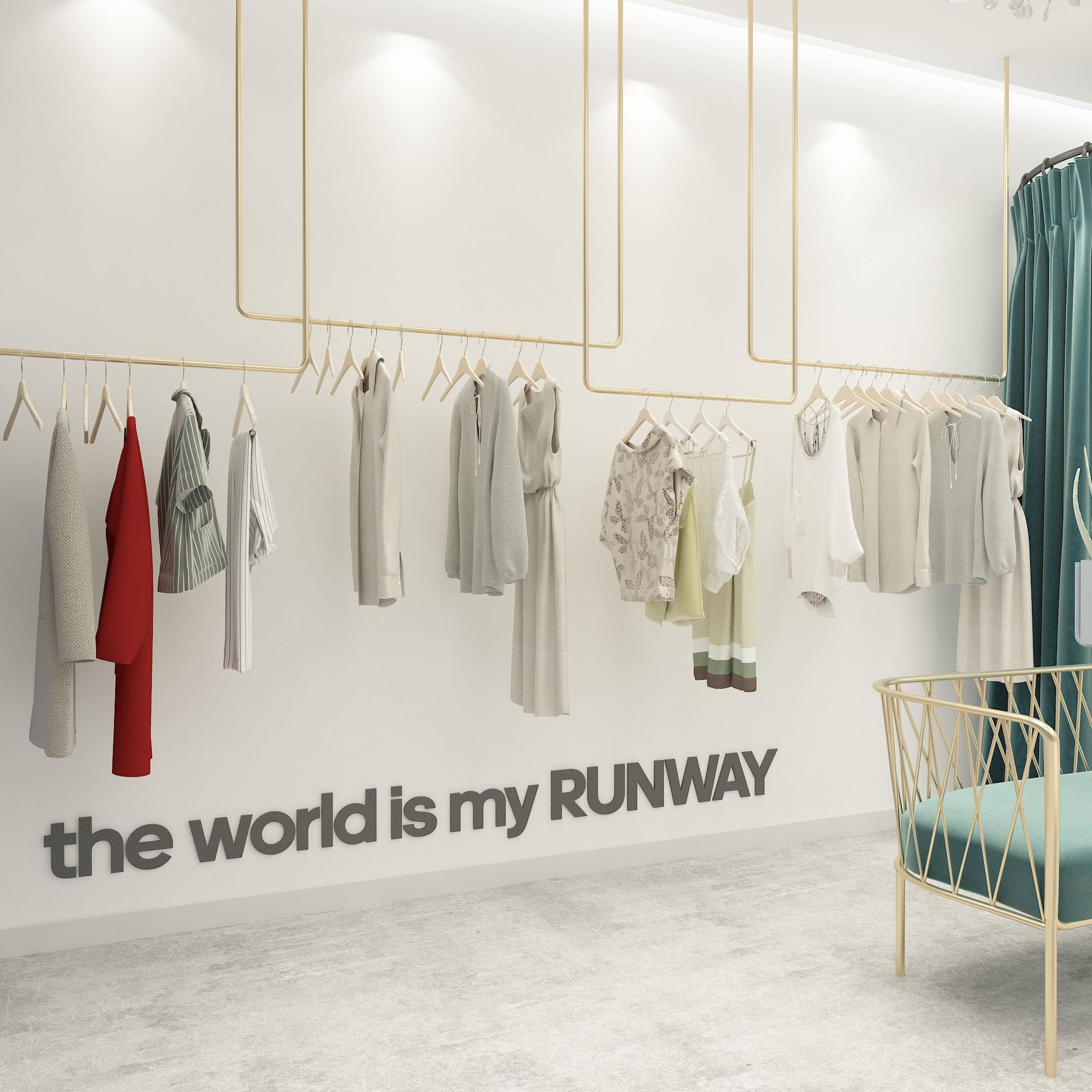 The World is My Runway - 3D Office Wall Decor-1