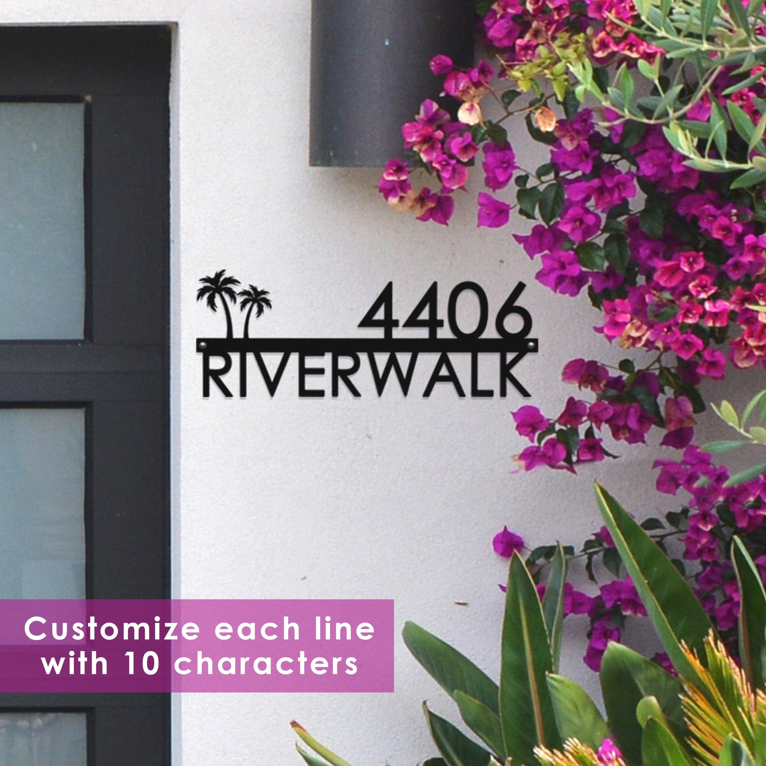 [COL] Modern Outdoor House Numbers - 9 Styles - Personalized Address Signs for House