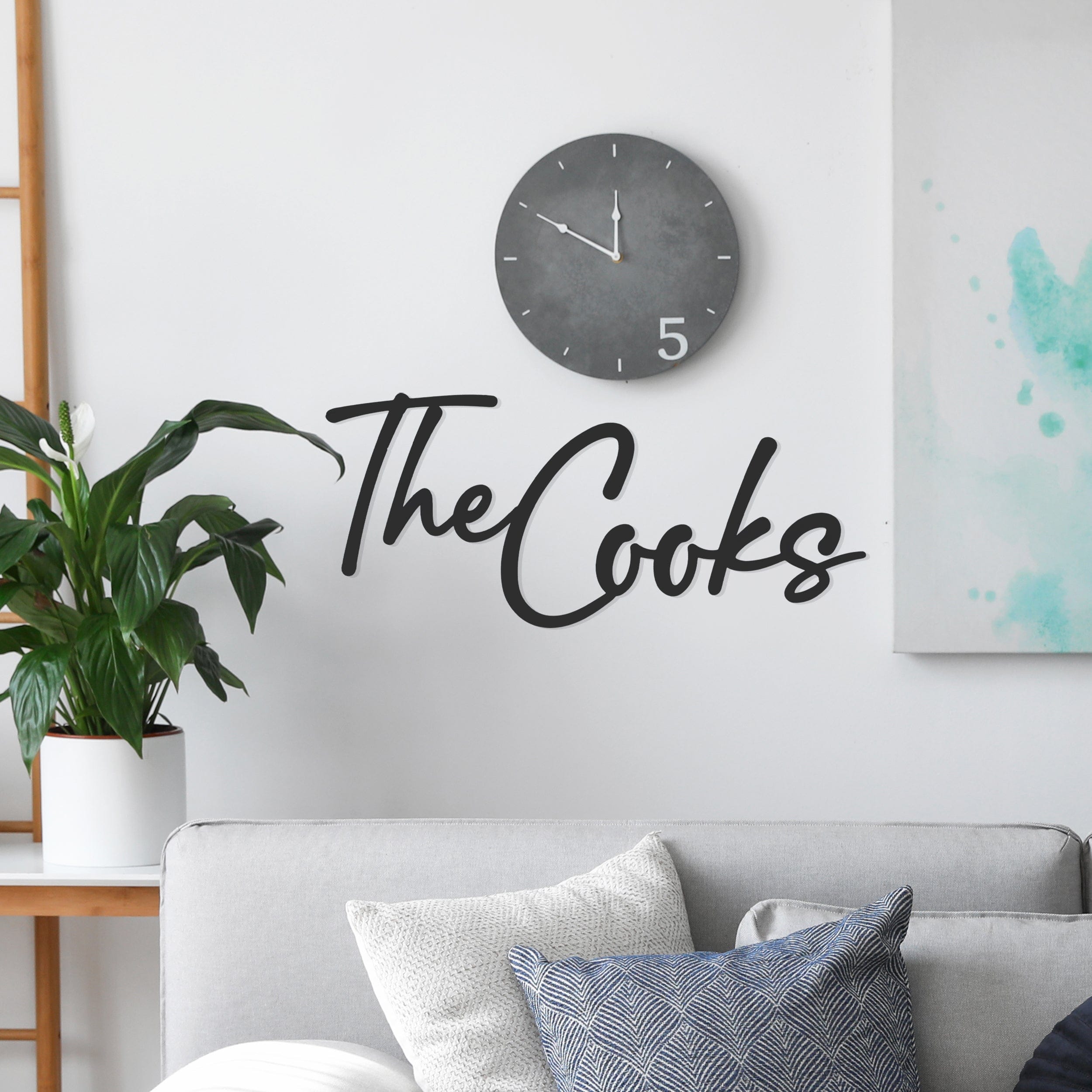 [COL] Signature Family Name Signs for Outdoors