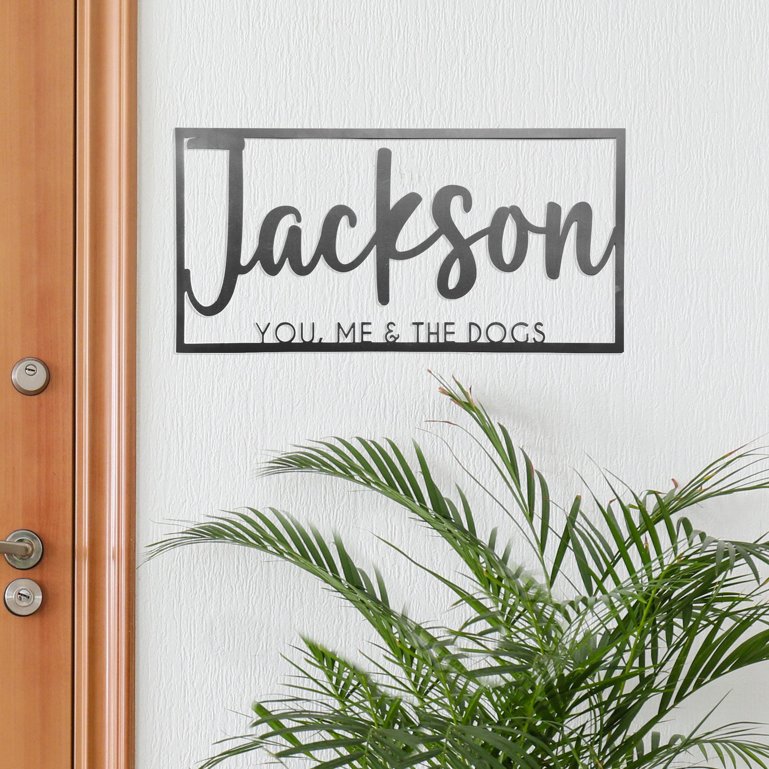 [COL] This is Us Family Name Sign - House Name Sign Metal Wall Decor