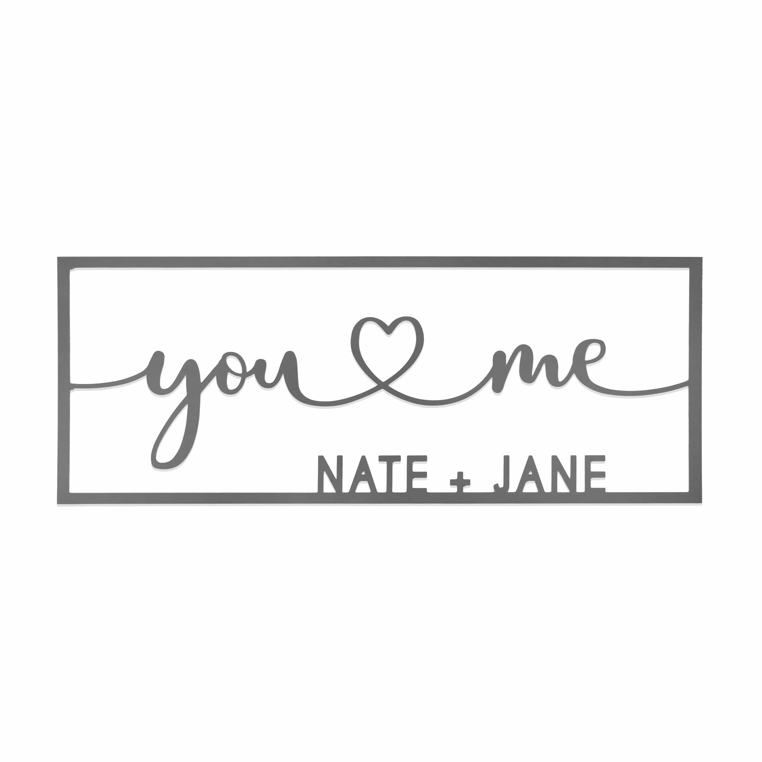 [COL] So Happy Together Personalized Name Sign - You And Me sign for bedroom or wedding