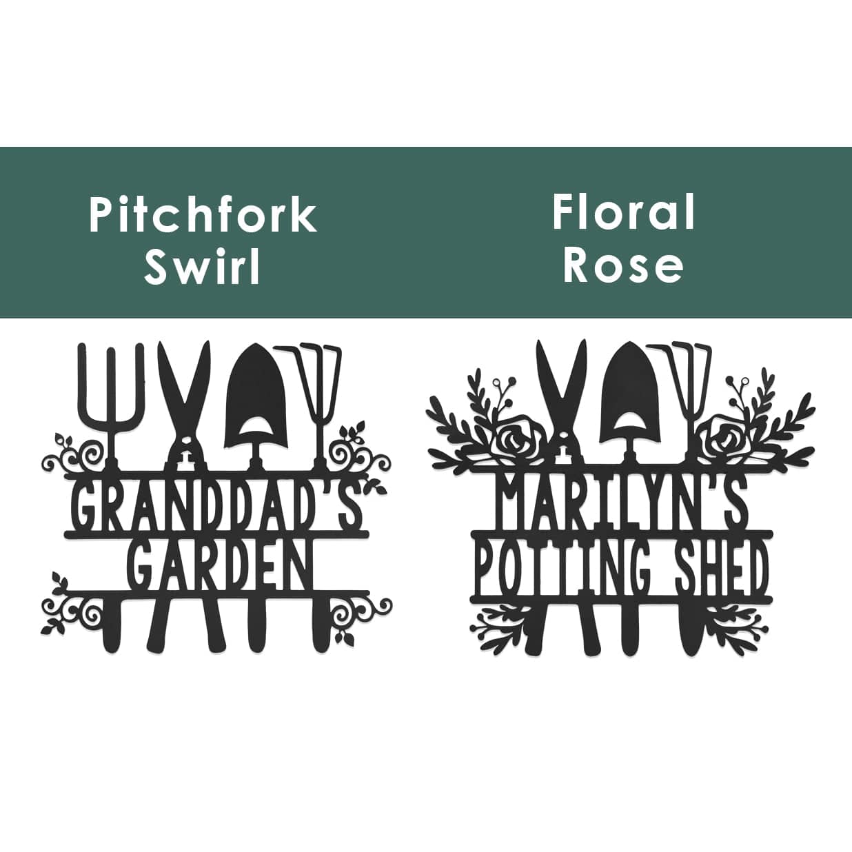 [COL] Find Me In The Garden Custom Sign - 2 Styles - Personalized Gardening Decor Outdoor Signs