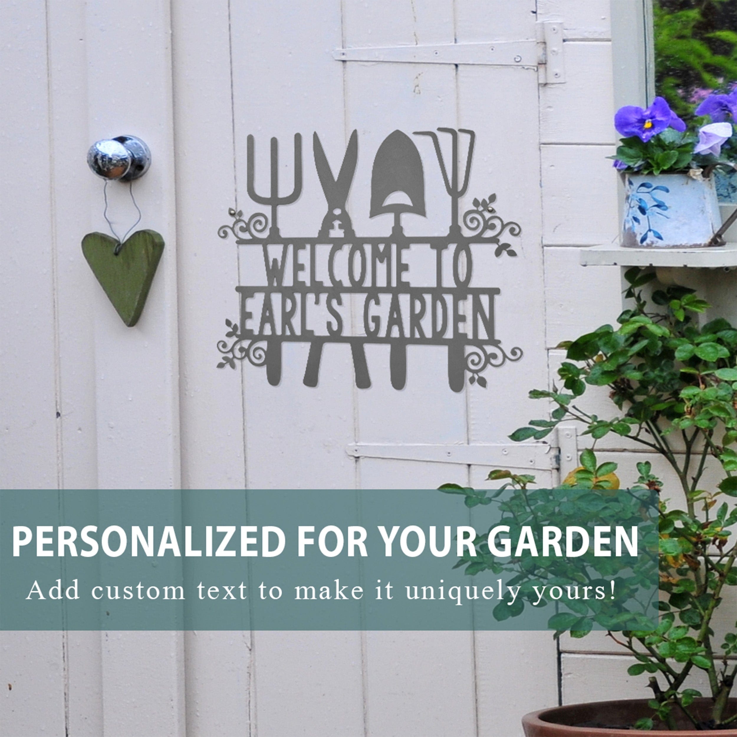 [COL] Find Me In The Garden Custom Sign - 2 Styles - Personalized Gardening Decor Outdoor Signs