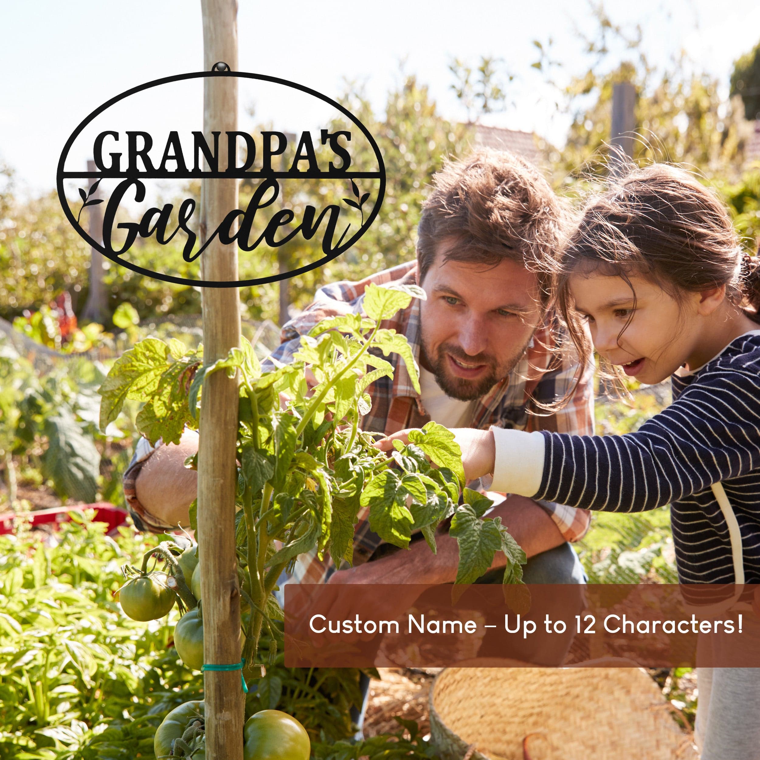 [COL] Garden Custom Ovals - 4 Styles - Personalized Garden Signs Decorative Outdoor