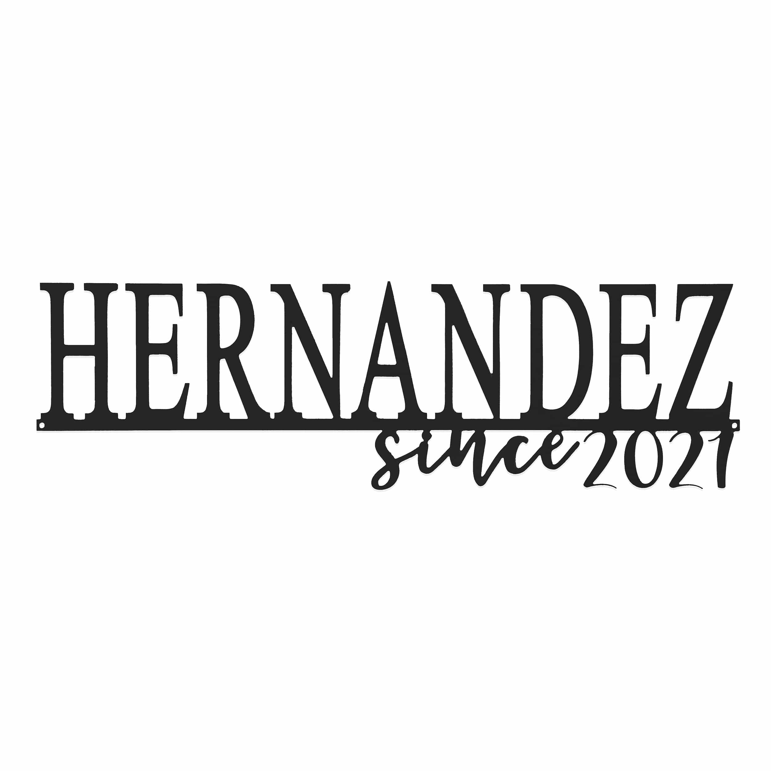 [COL] Our Happy Family  - 2 Styles Personalized Family Name Signs For Home Decor