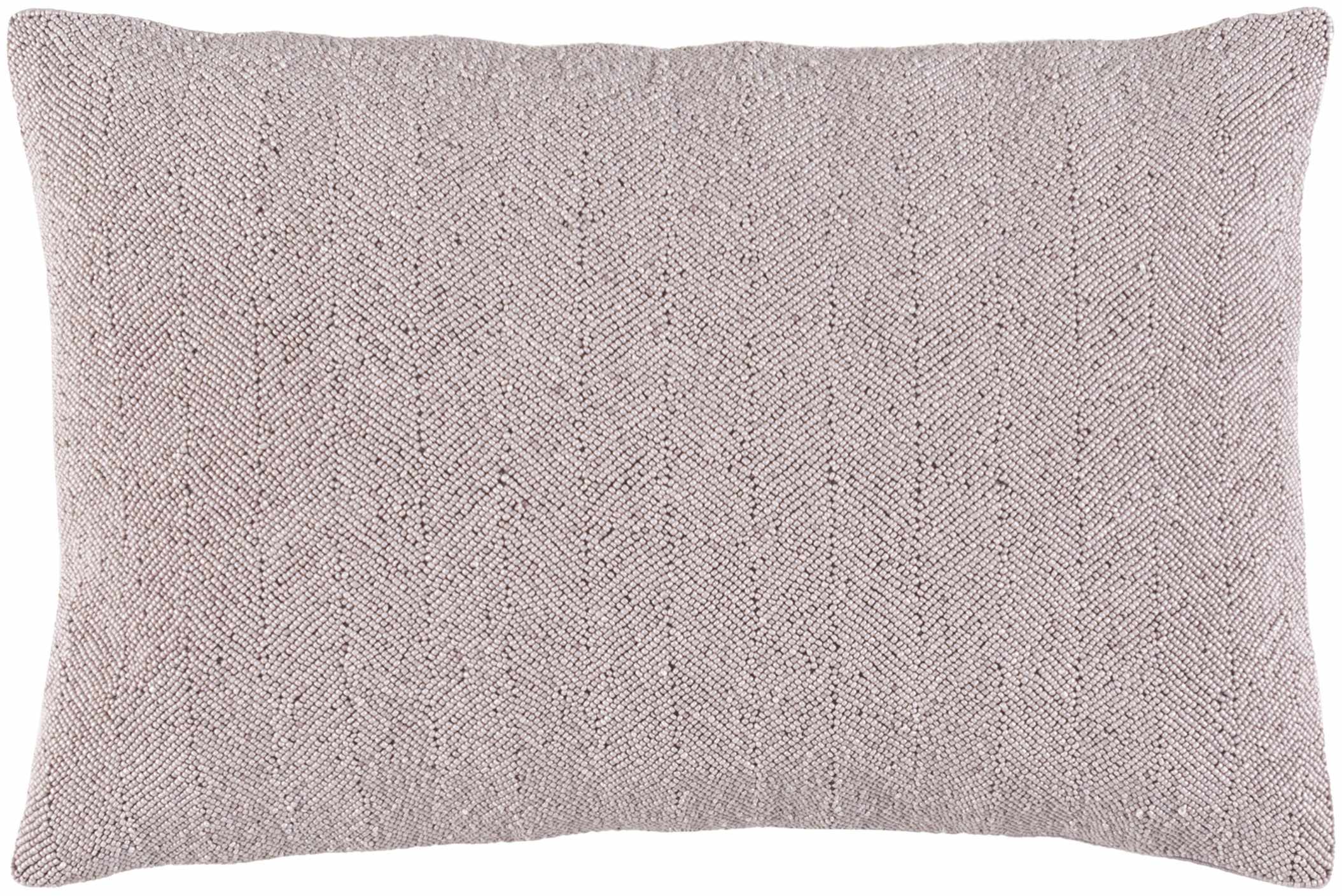 Ruthville Lavender Textured Cotton Throw Pillow - Clearance-1