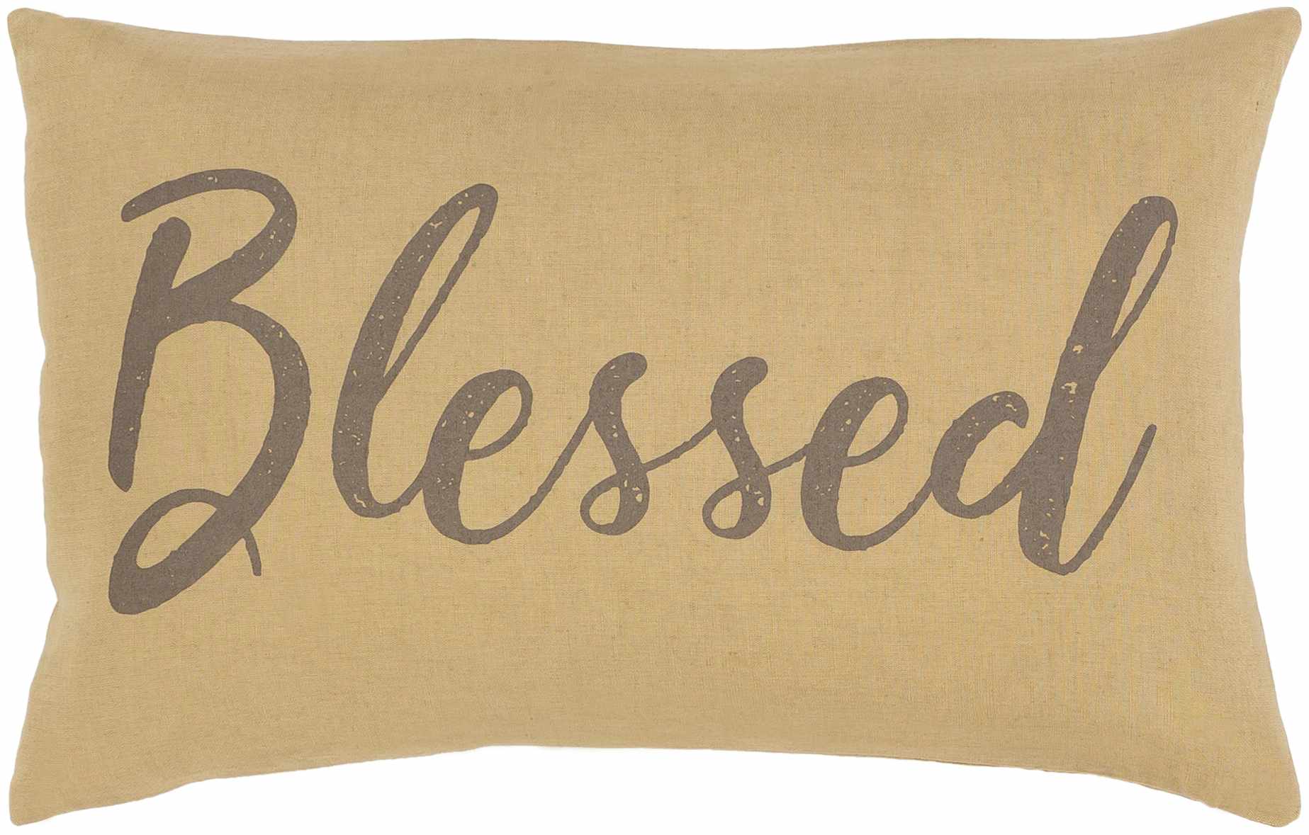 Irvinestown Tan Blessed Lumbar Pillow - Clearance-0