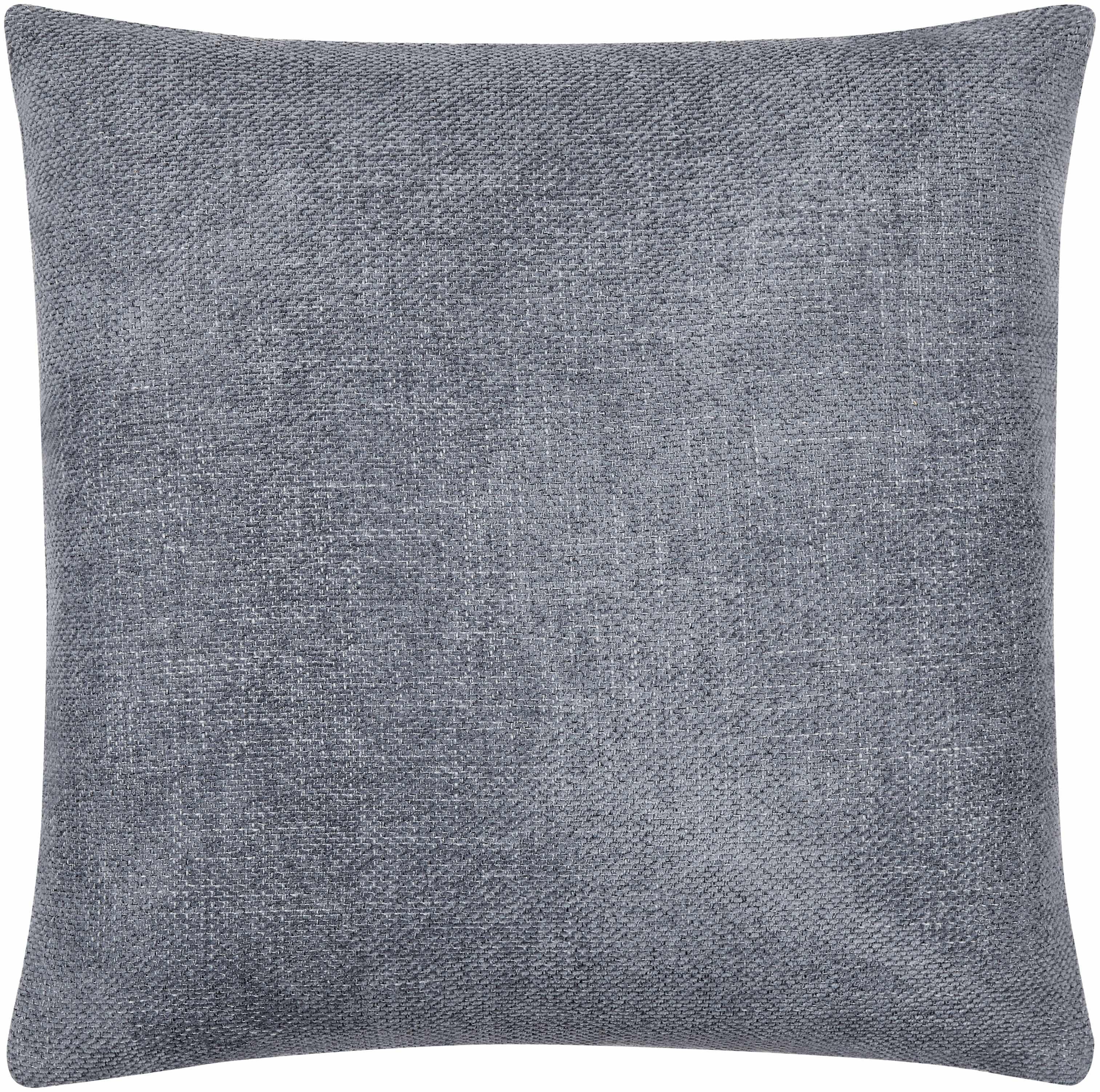 Reijo Silver&Gray Linen Look Accent Pillow-4