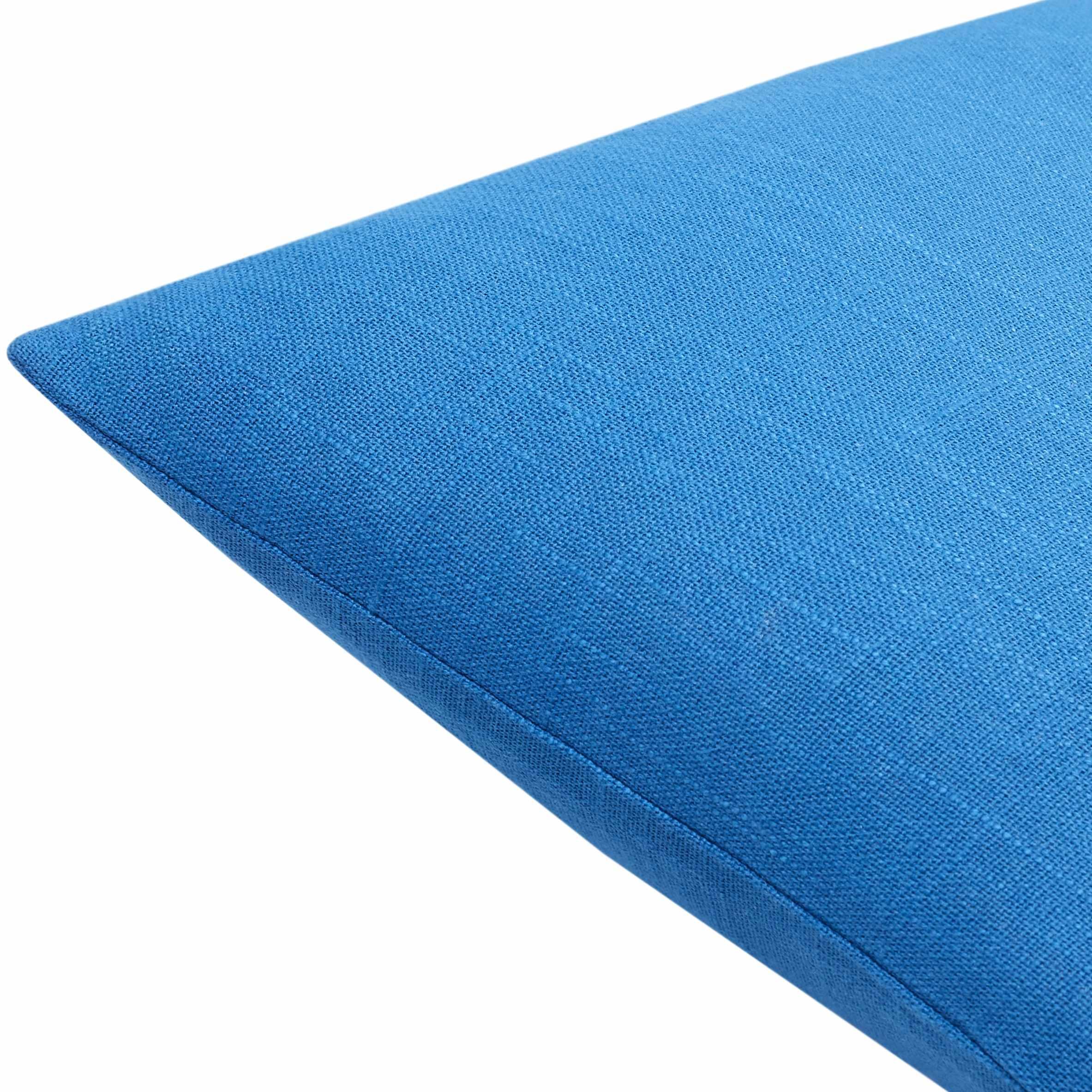 Royce Blue Textured Accent Pillow - PRHOMZ