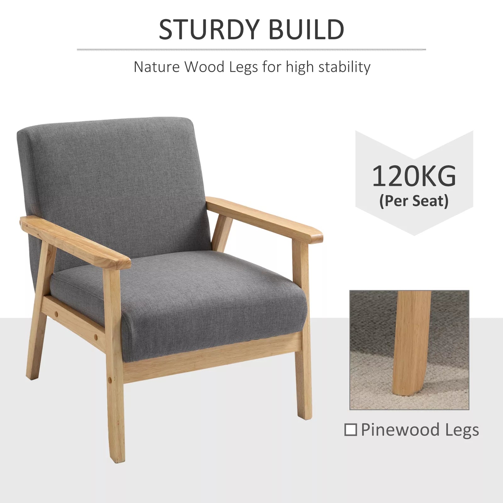 Cline Linen Accent Armchair