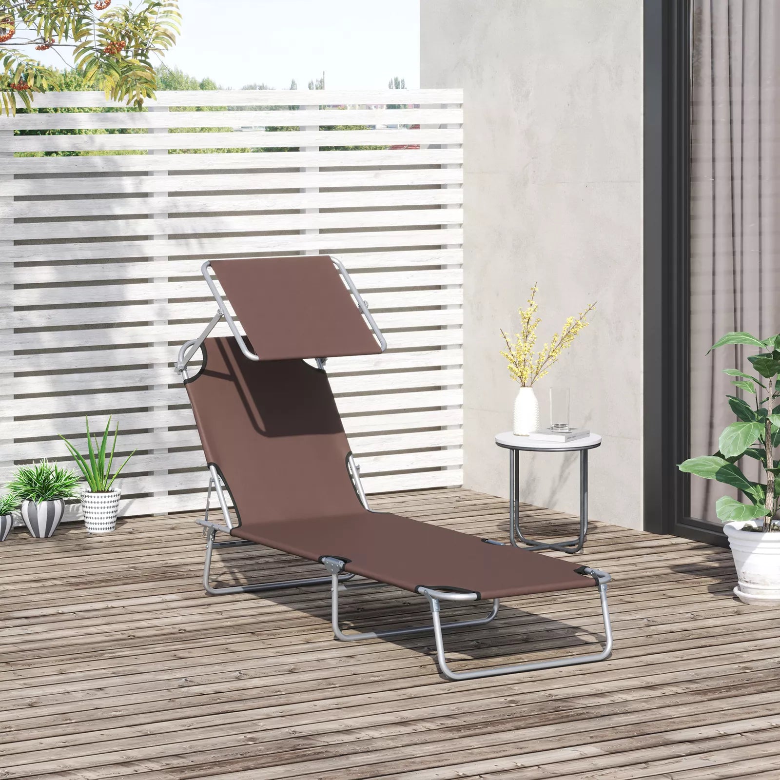 Macias Portable Outdoor Lounge Chair