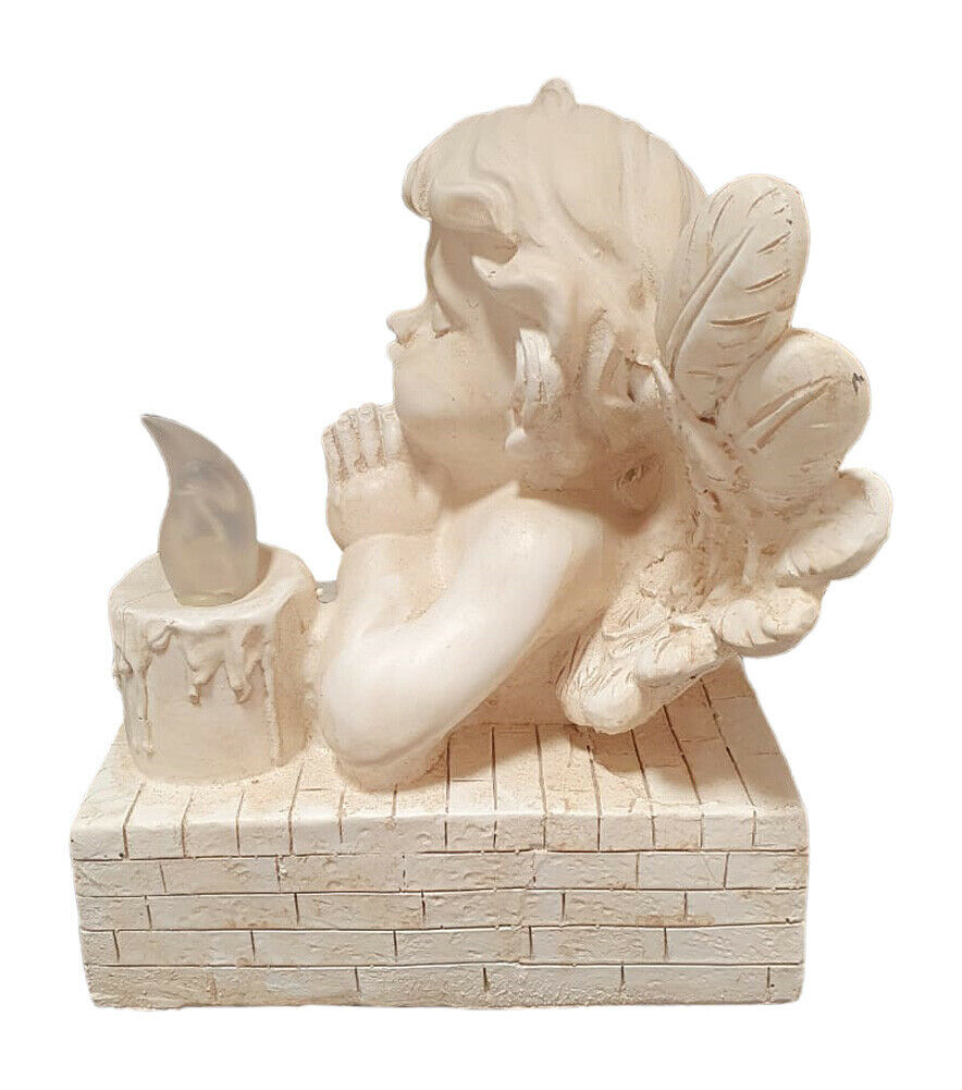 Solar Powered Figurine With Angel Praying (Ich Denk An Dich)-2